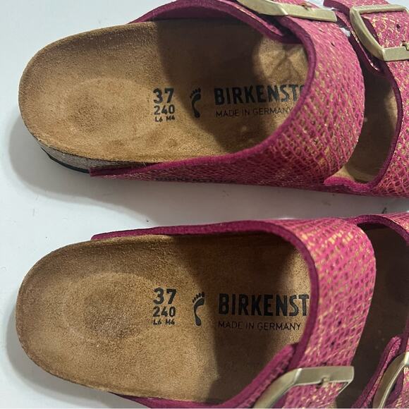 Birkenstock Arizona Python Comfort Sandal Size 6 - Picture 13 of 14